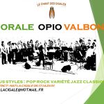 affiche de la chorale d'Opio - Valbonne