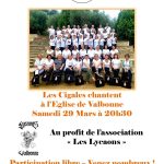 Concert Valbonne Les Lycaons 2025