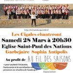 Concert Eglise Notre Dame des Nations- Au Fil des Saisons